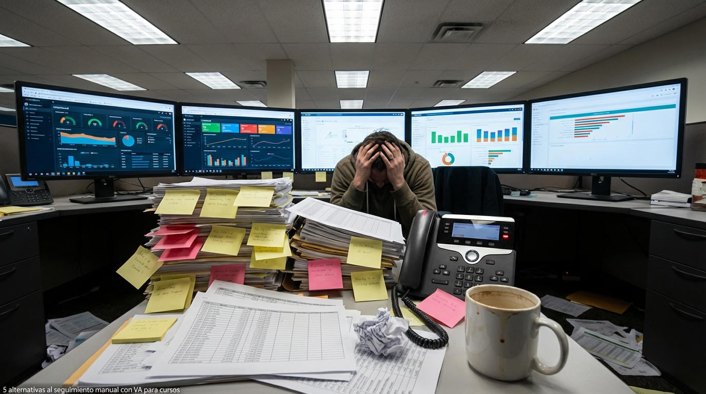 5 alternativas al seguimiento manual con VA para cursos