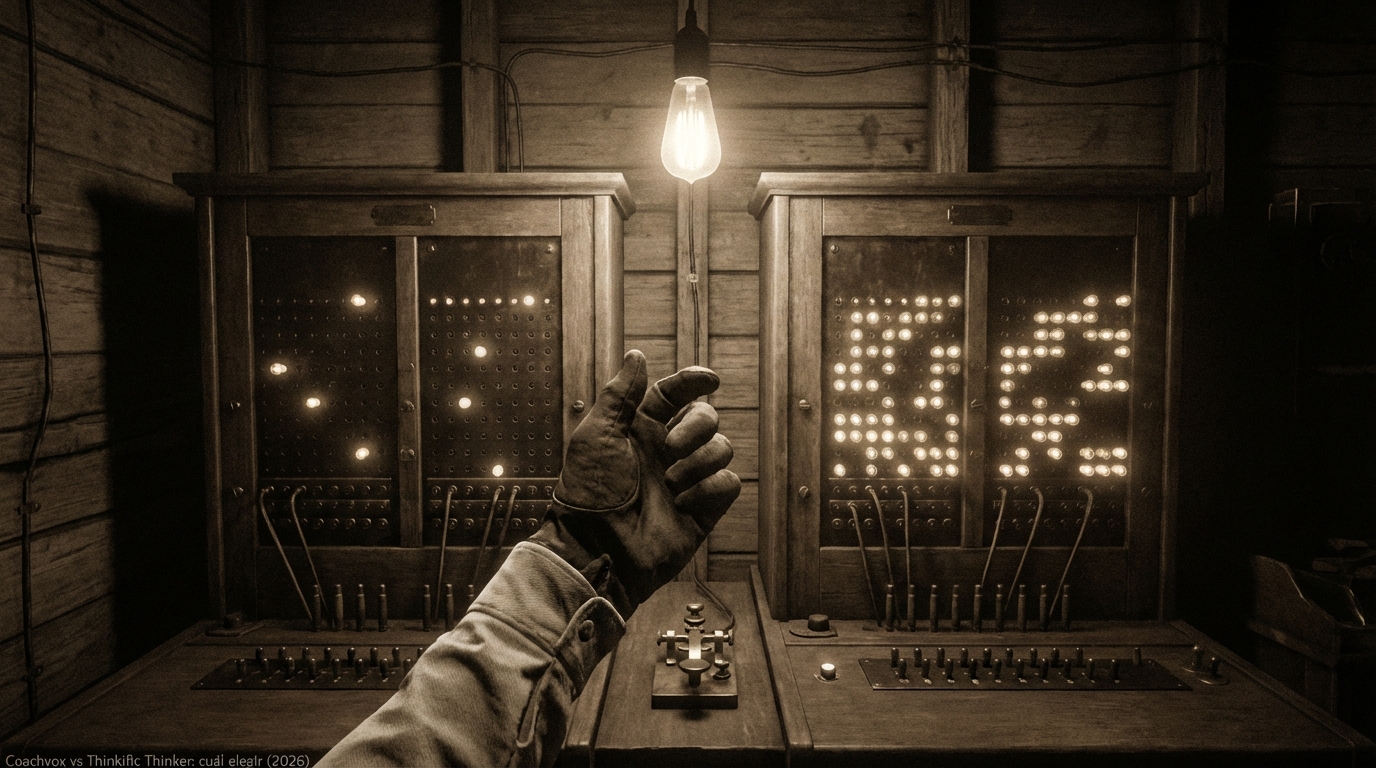 Coachvox vs Thinkific Thinker: cuál elegir (2026)