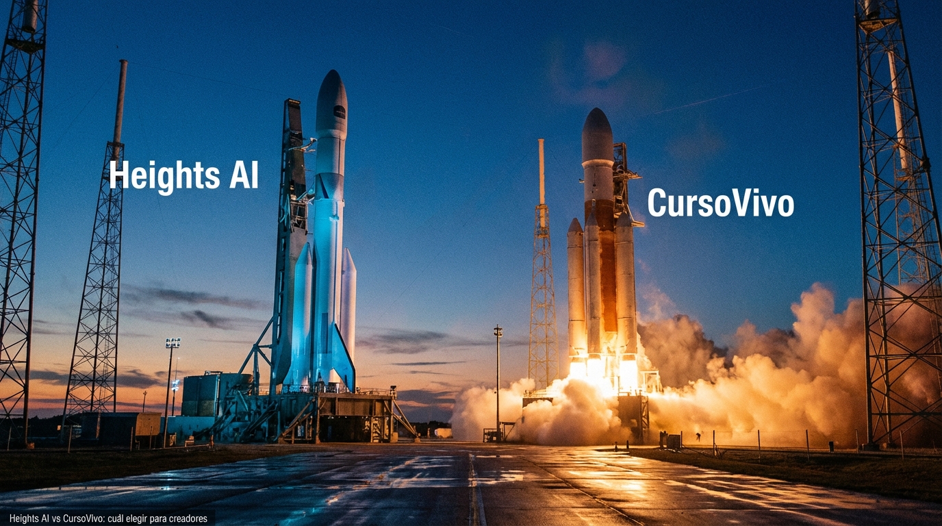 Heights AI vs CursoVivo: cuál elegir para creadores