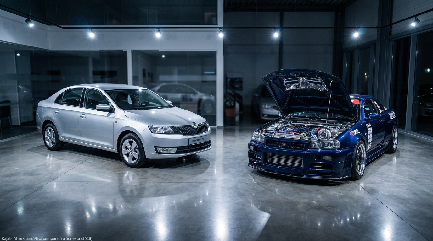 Kajabi AI vs CursoVivo: comparativa honesta (2026)