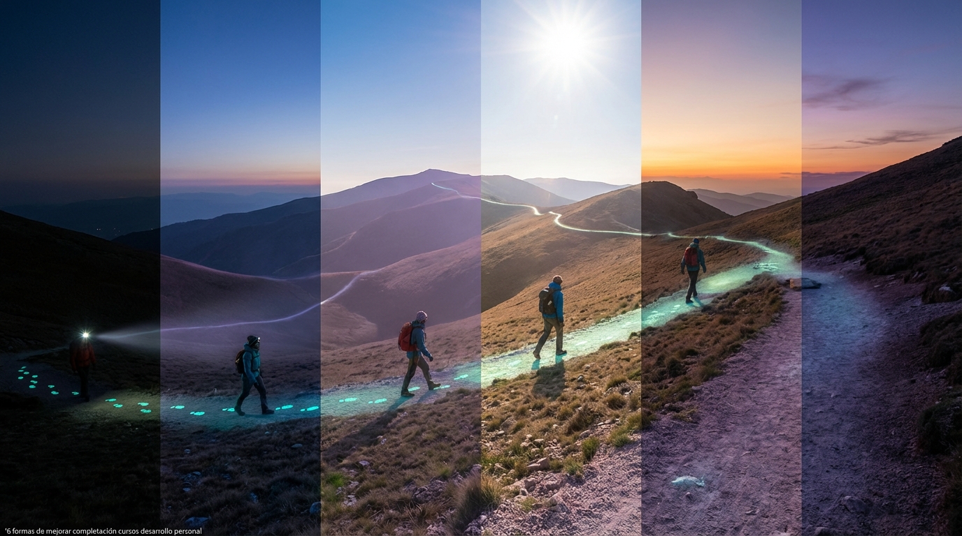 6 formas de mejorar completación cursos desarrollo personal