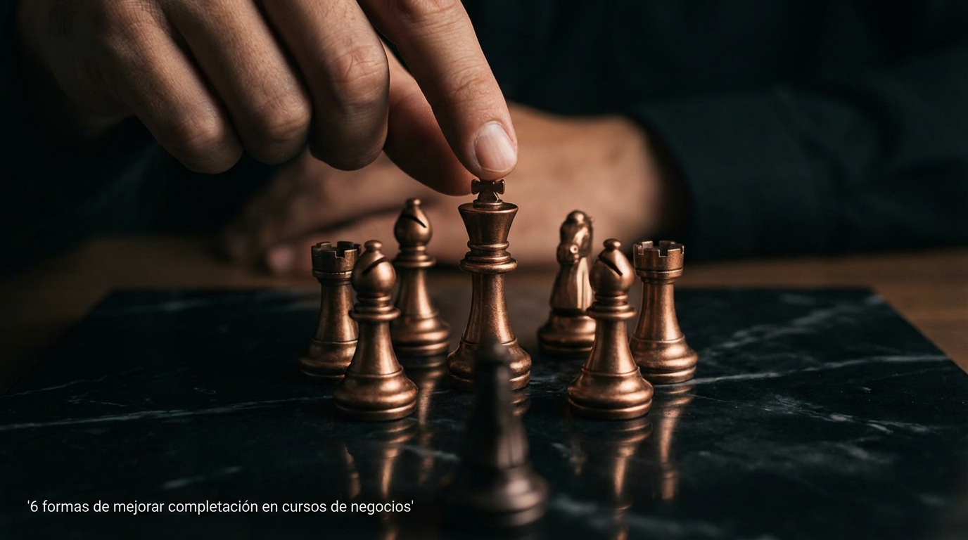 6 formas de mejorar completación en cursos de negocios