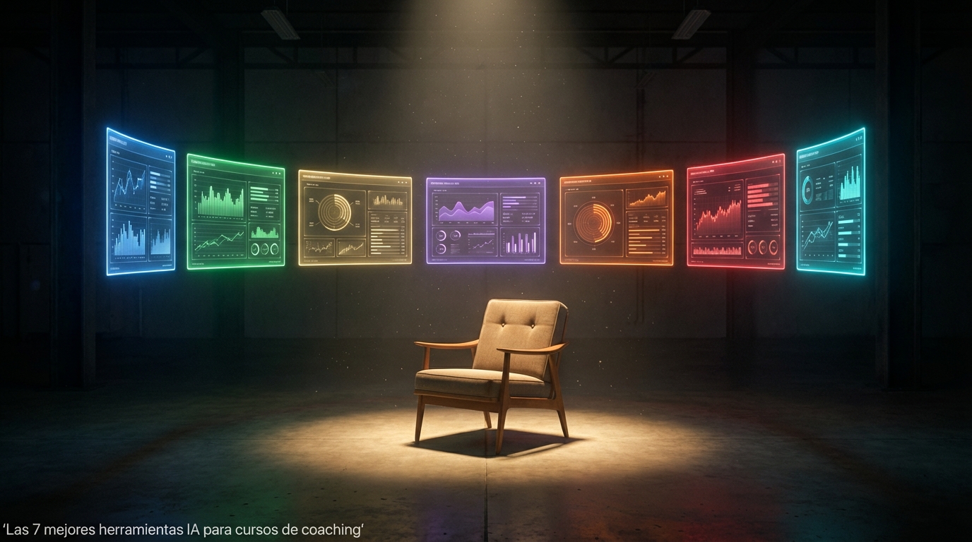 Las 7 mejores herramientas IA para cursos de coaching