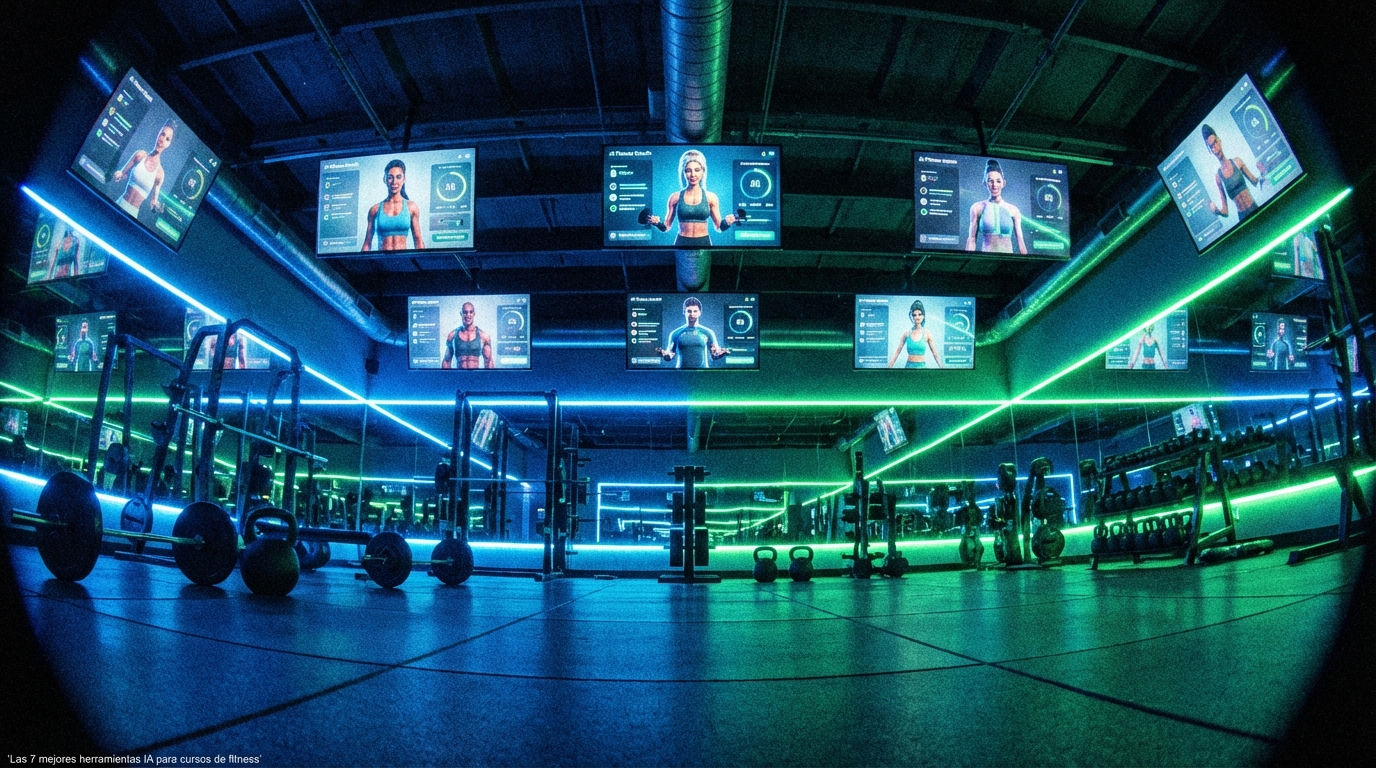 Las 7 mejores herramientas IA para cursos de fitness