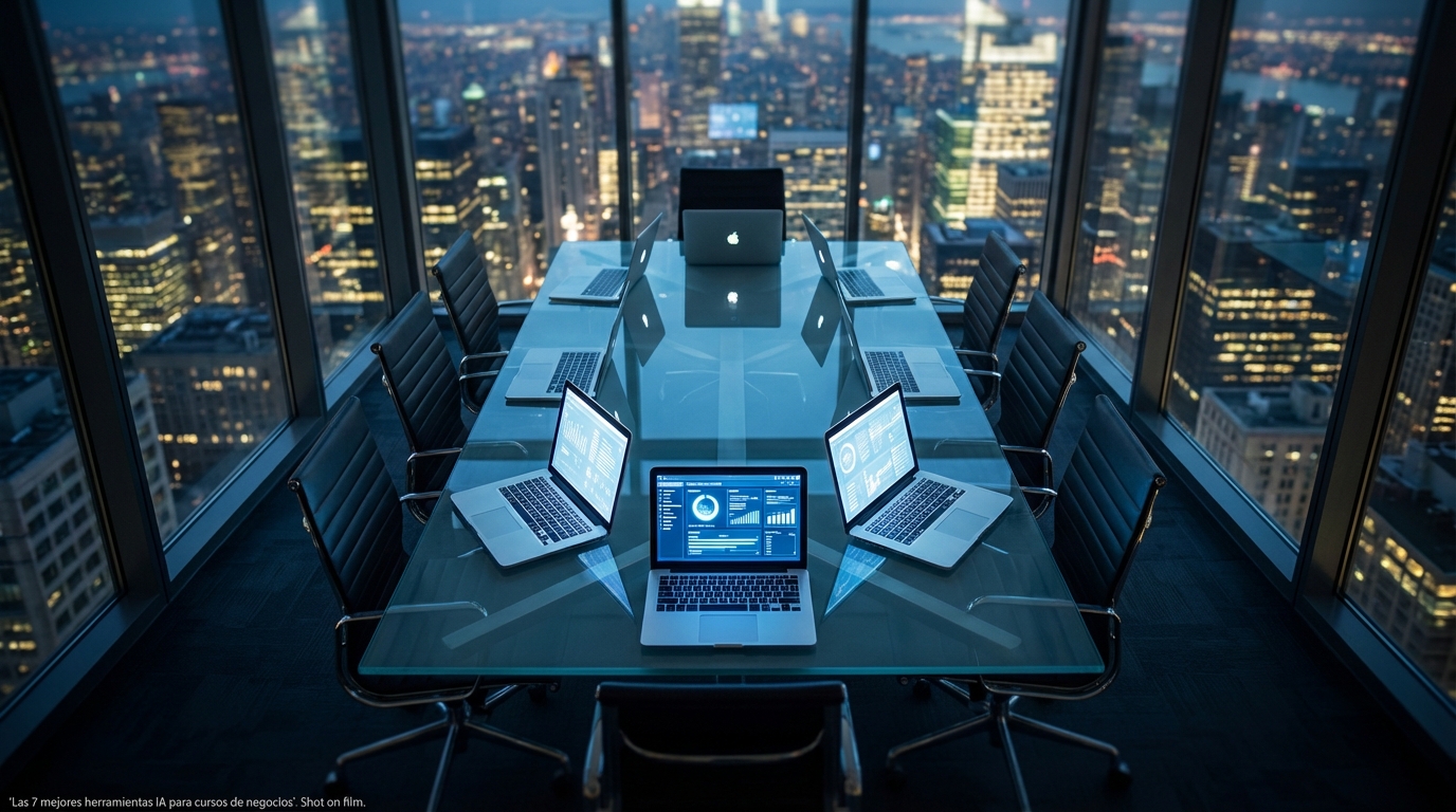 Las 7 mejores herramientas IA para cursos de negocios