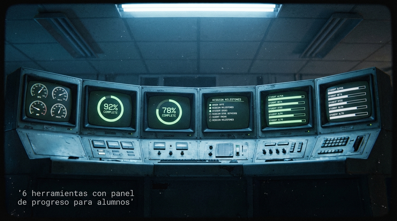 6 herramientas con panel de progreso para alumnos