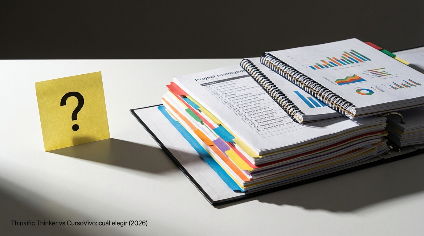 Thinkific Thinker vs CursoVivo: cuál elegir (2026)