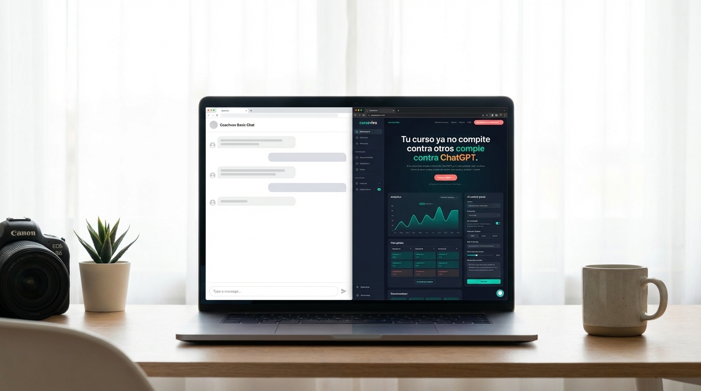 Coachvox vs Custom GPT para cursos