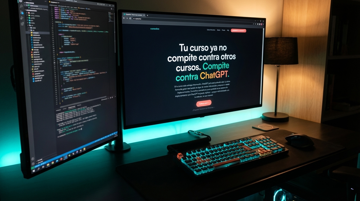 mejor herramienta IA para cursos de tecnología